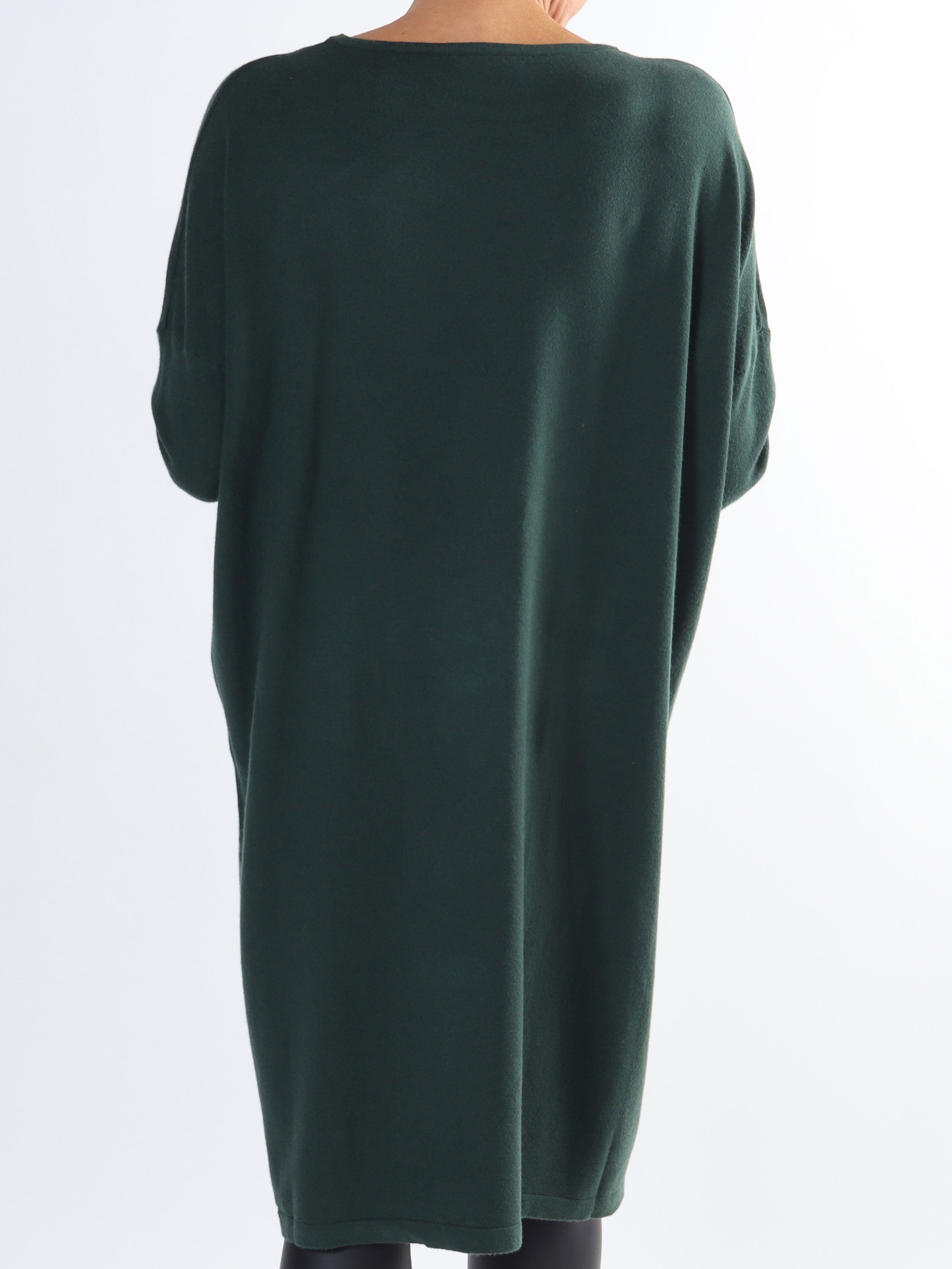 Amilie - Mjuk plus size klänning med blommigt tryck